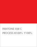 Pantone 458 C / process m100%  y100%